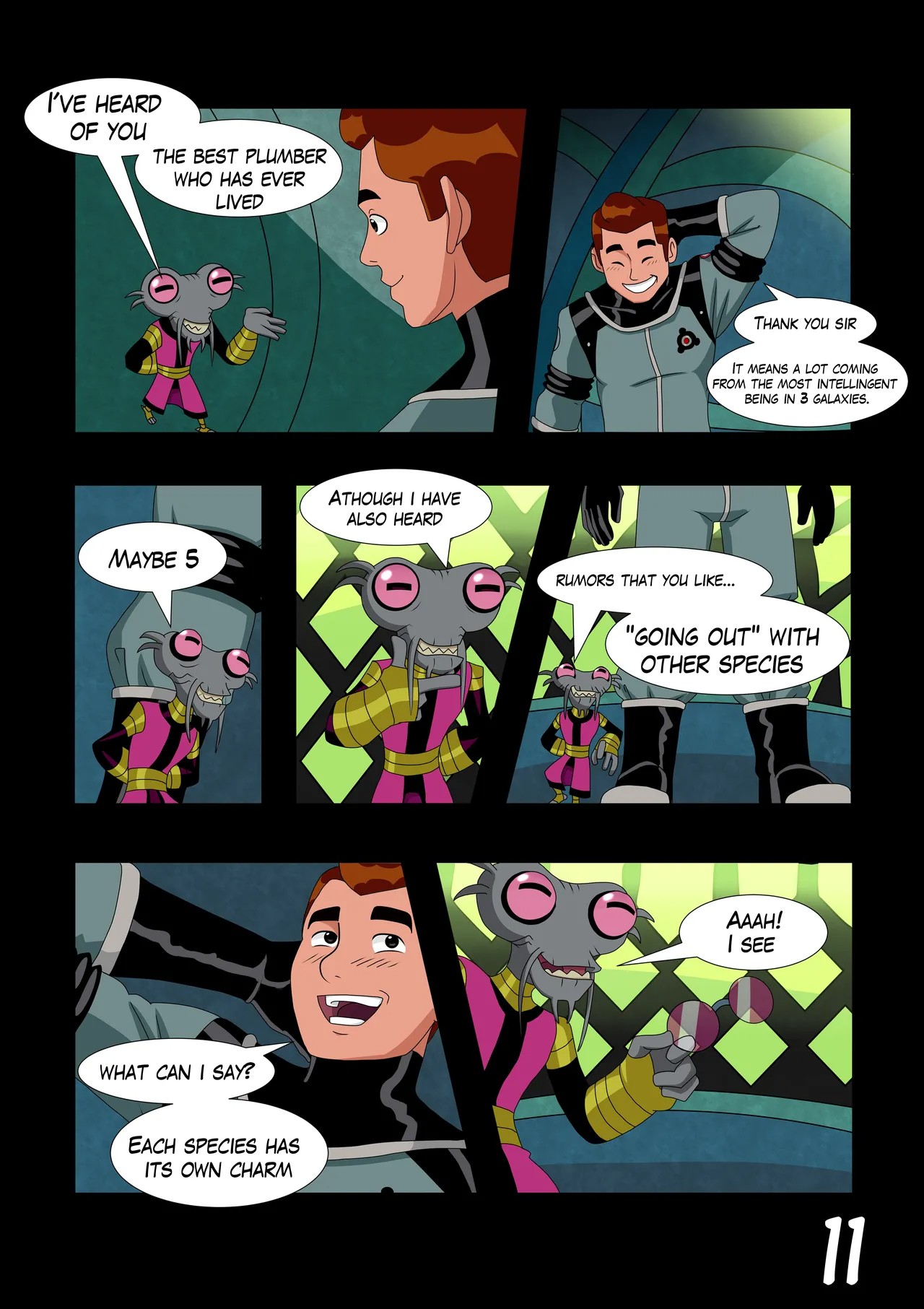 Ben 10: Chaquetrix Part 2 Porn Comic english 12