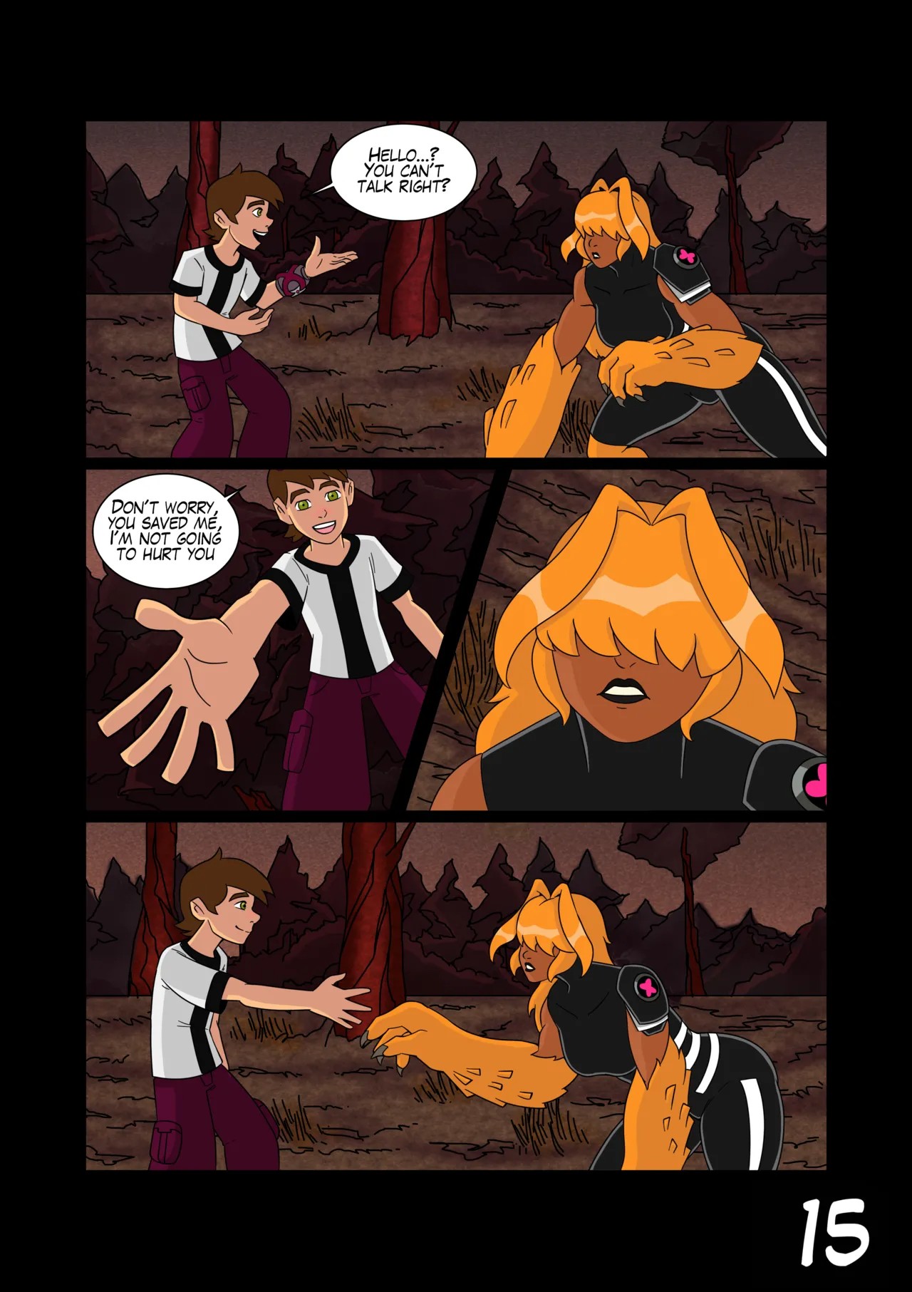 Ben 10: Chaquetrix Part 3 Porn Comic english 31