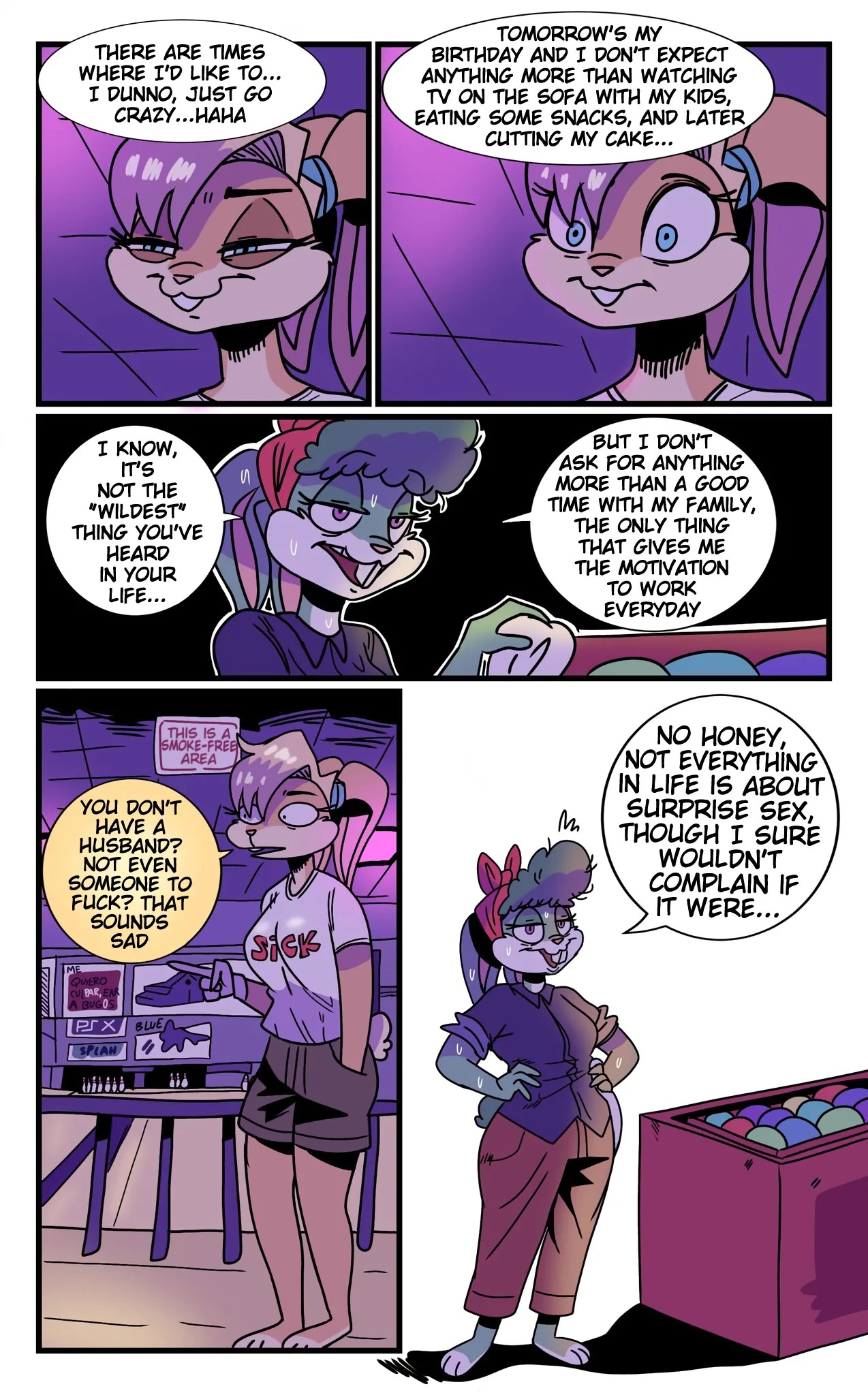 Bshara Bunny And Her Desires Porn Comic english 03