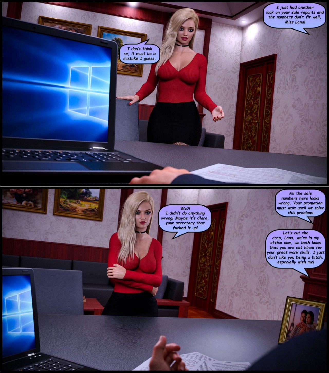 Busted By Sneaky Bastard Porn Comic english 06