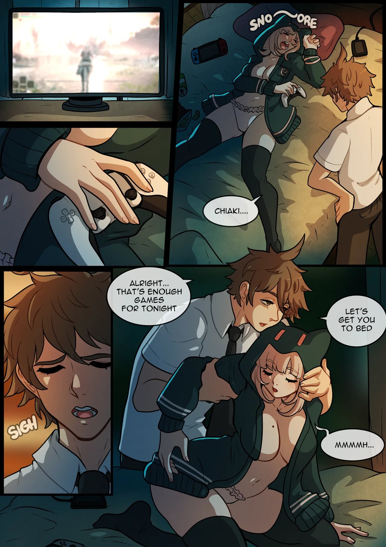 Chiaki Recharge! By Kinkymation Porn Comic english 03