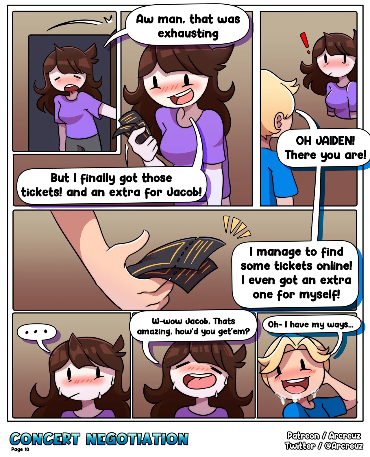 Concert Negotiation Porn Comic english 10