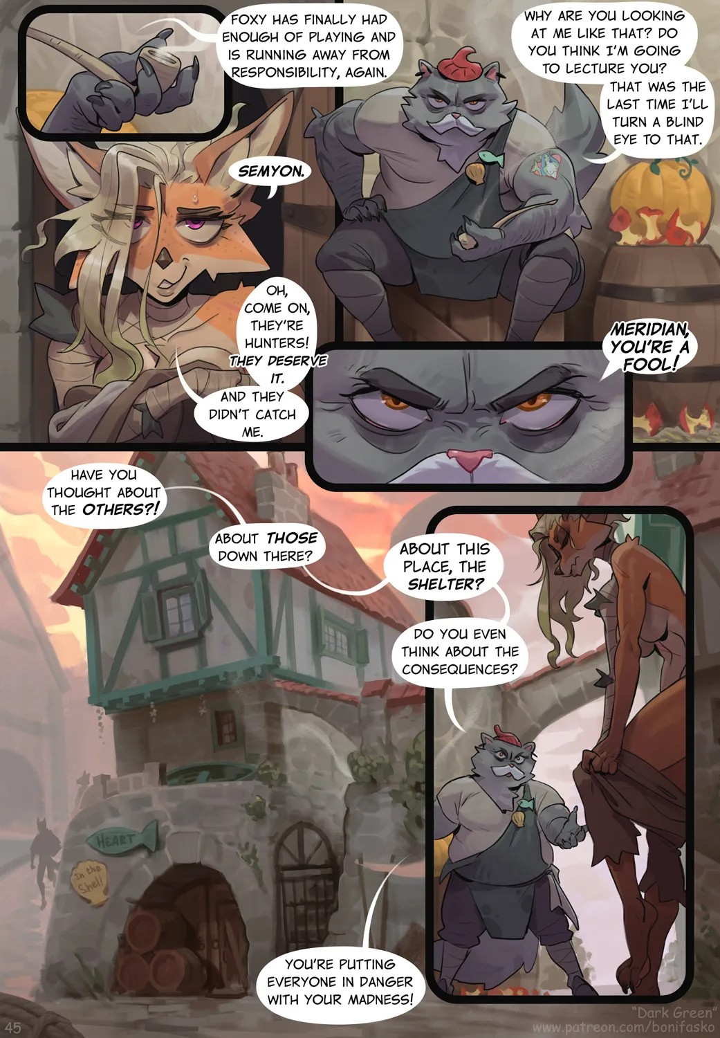 Dark Green Porn Comic english 46