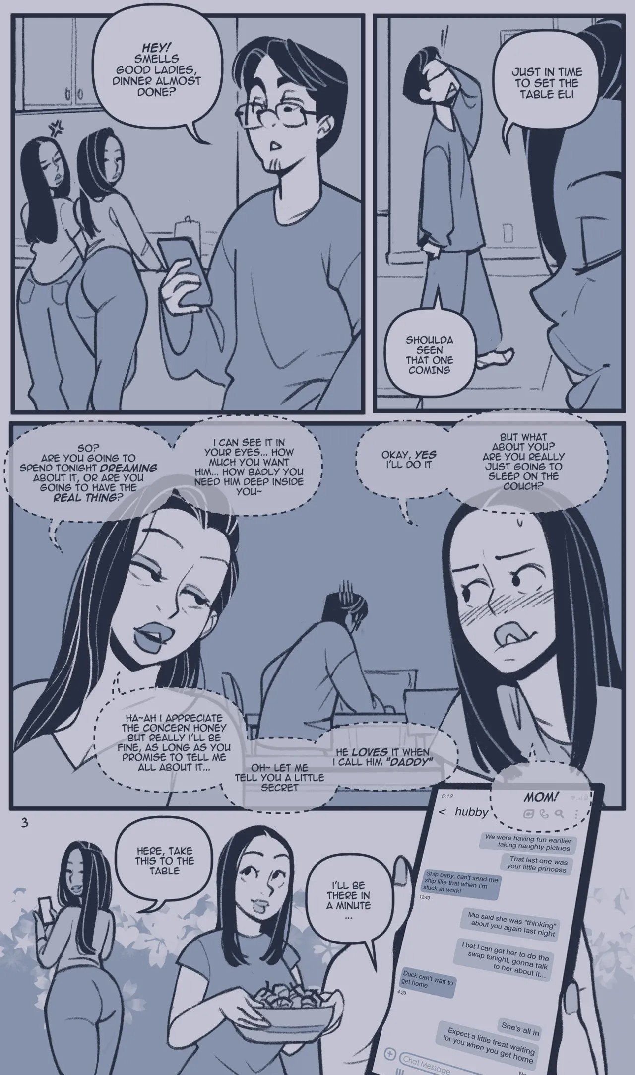 Daughter, Like Mother Porn Comic english 03