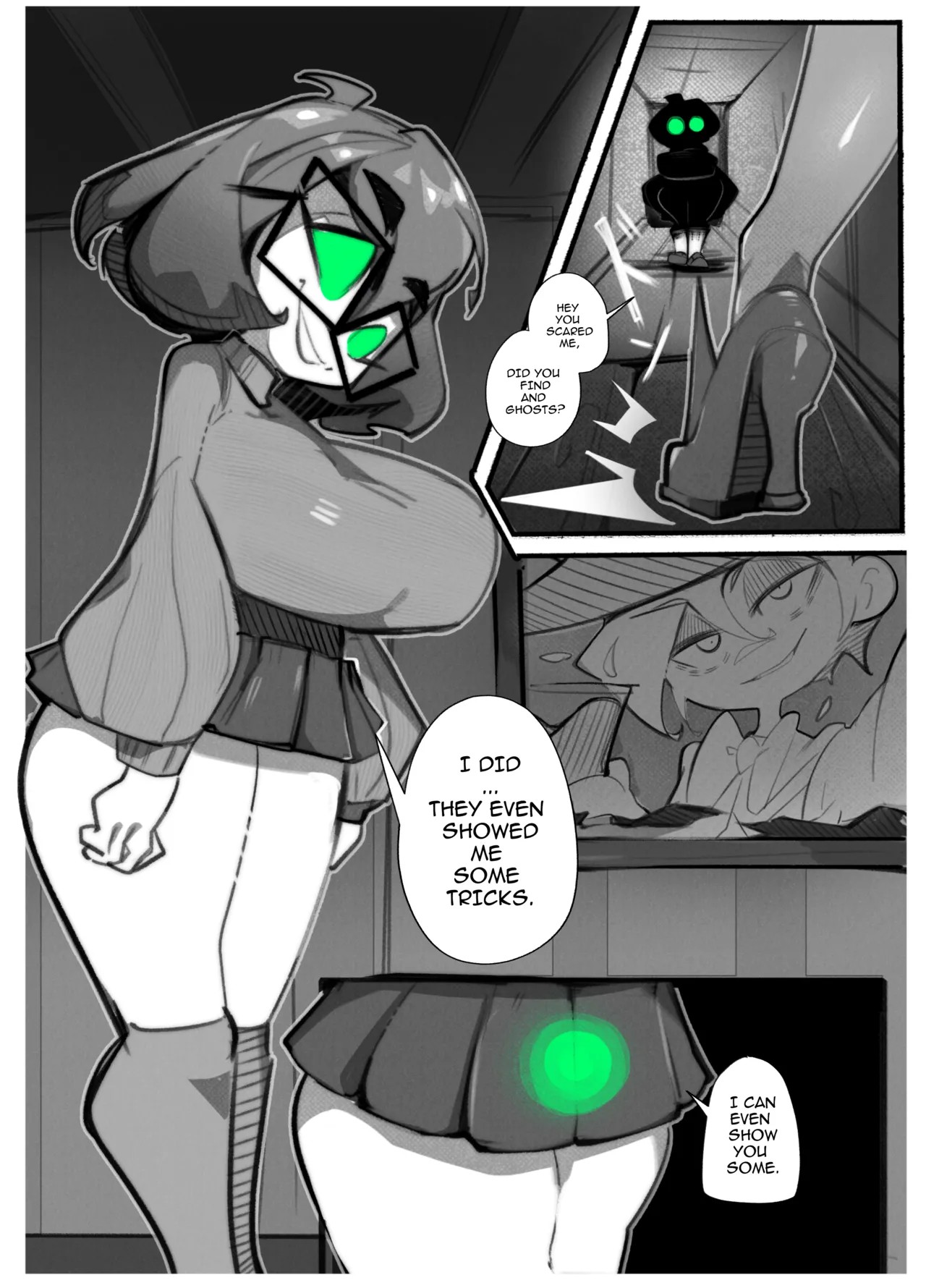 Detective Girls And The Horny Ghost Porn Comic english 17