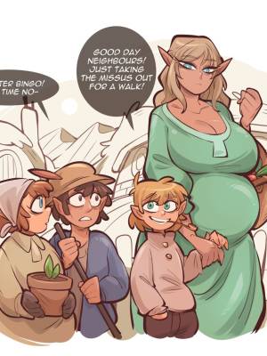 Elf x Halfling Porn Comic english 12