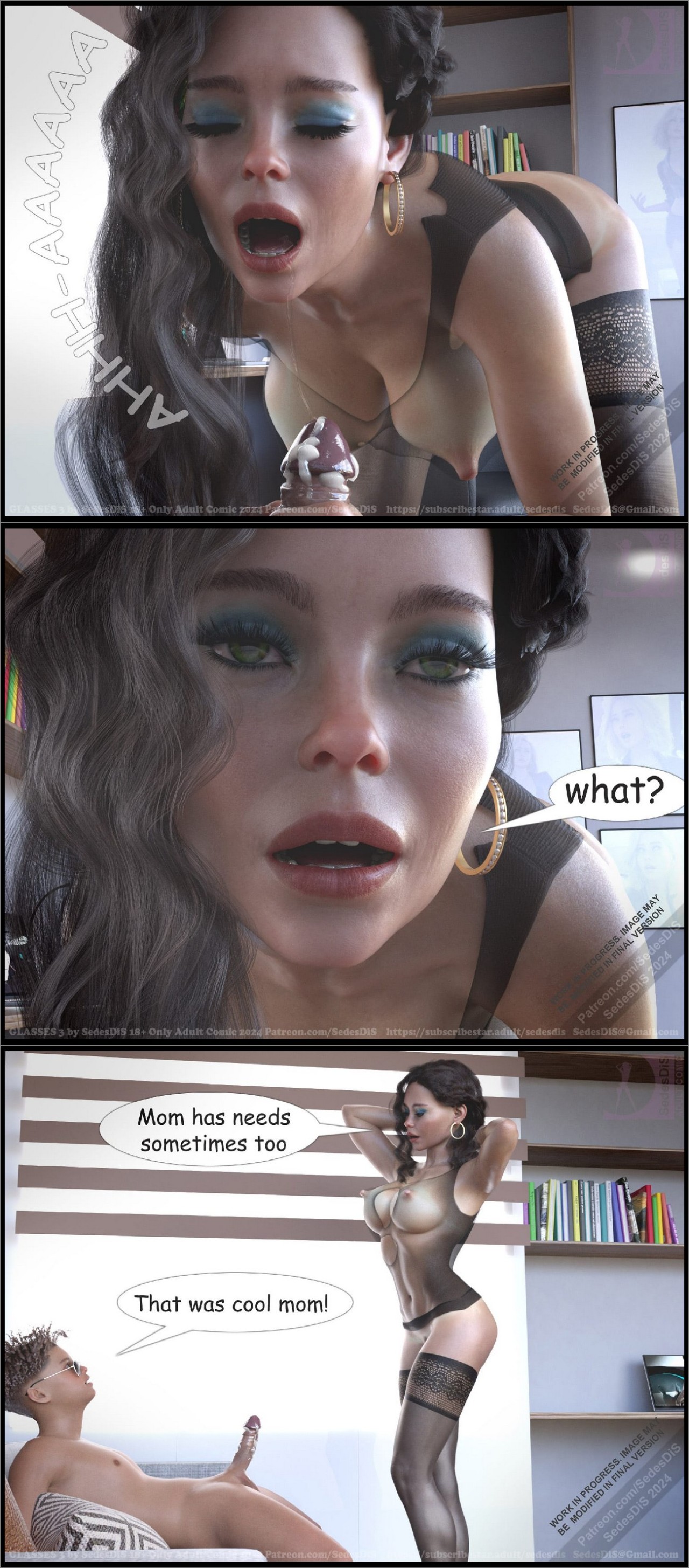 Glasses By SedesDiS Part 3 Porn Comic english 22