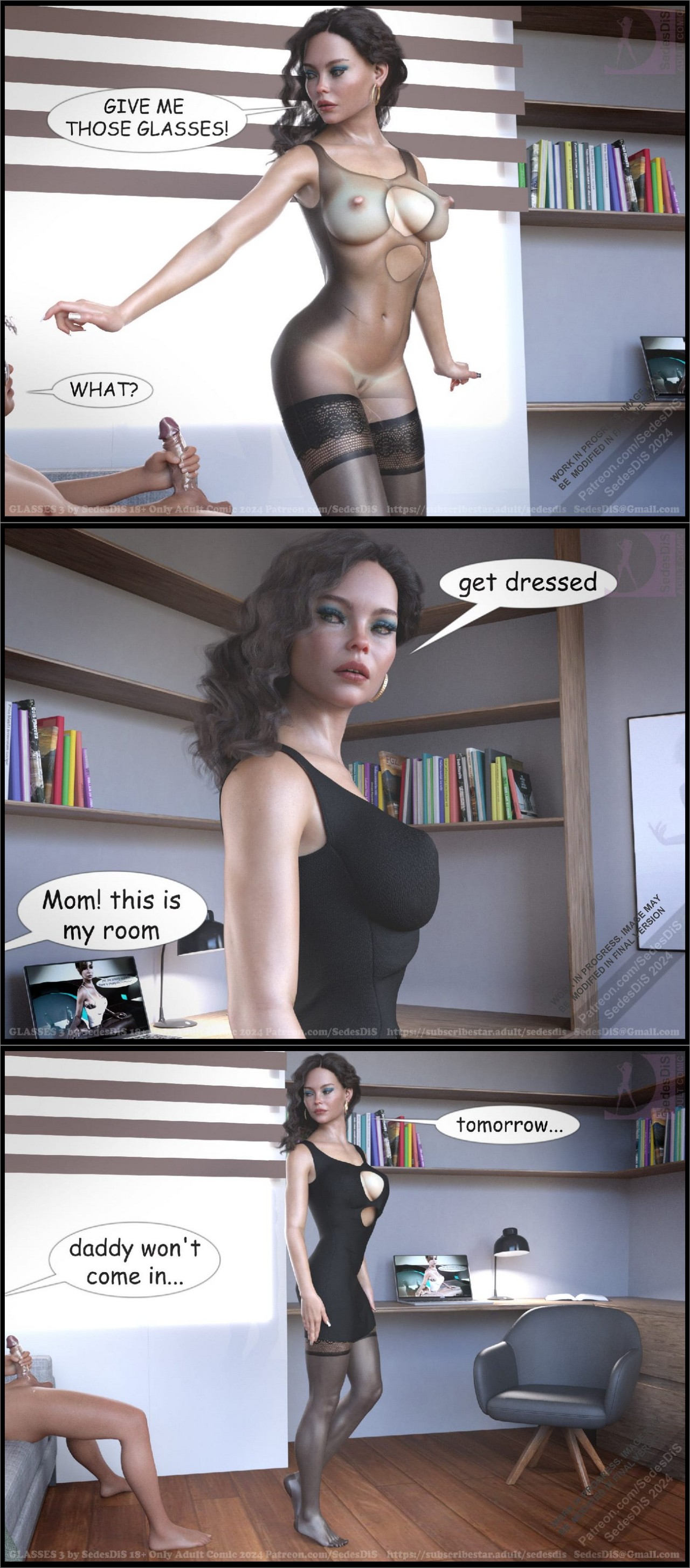 Glasses By SedesDiS Part 3 Porn Comic english 36