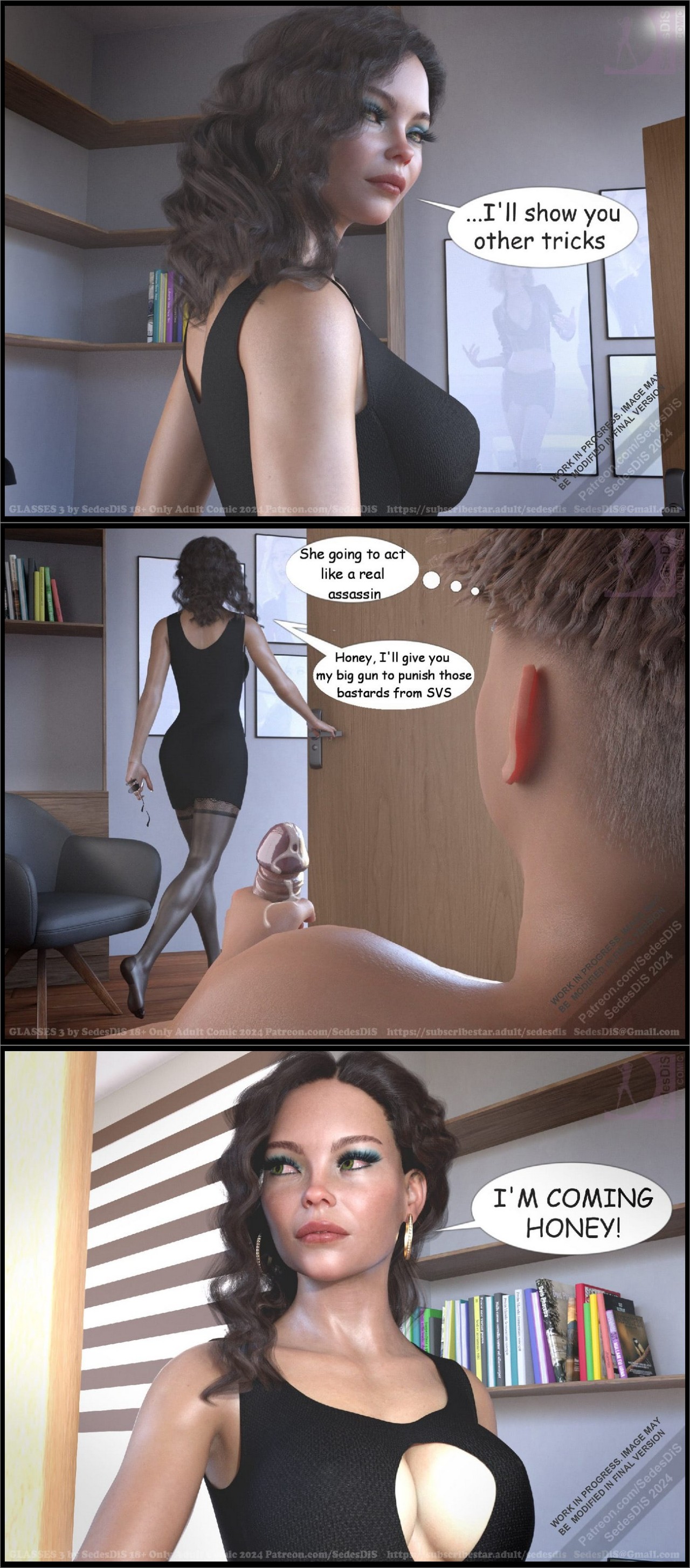 Glasses By SedesDiS Part 3 Porn Comic english 37