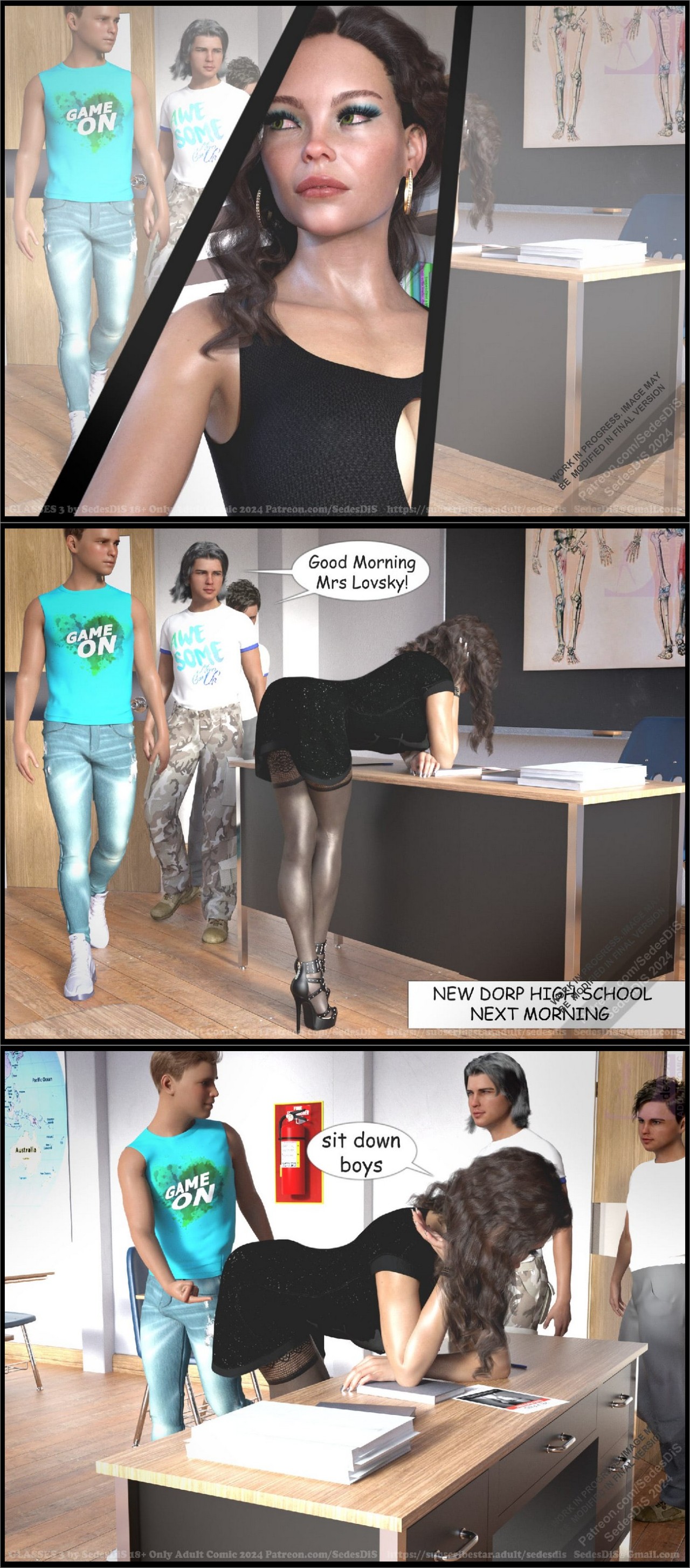 Glasses By SedesDiS Part 3 Porn Comic english 38