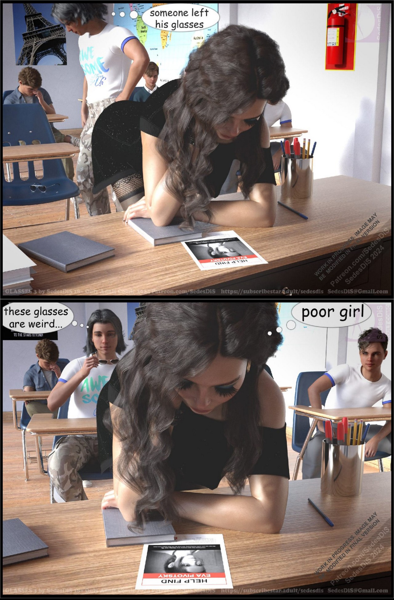 Glasses By SedesDiS Part 3 Porn Comic english 39
