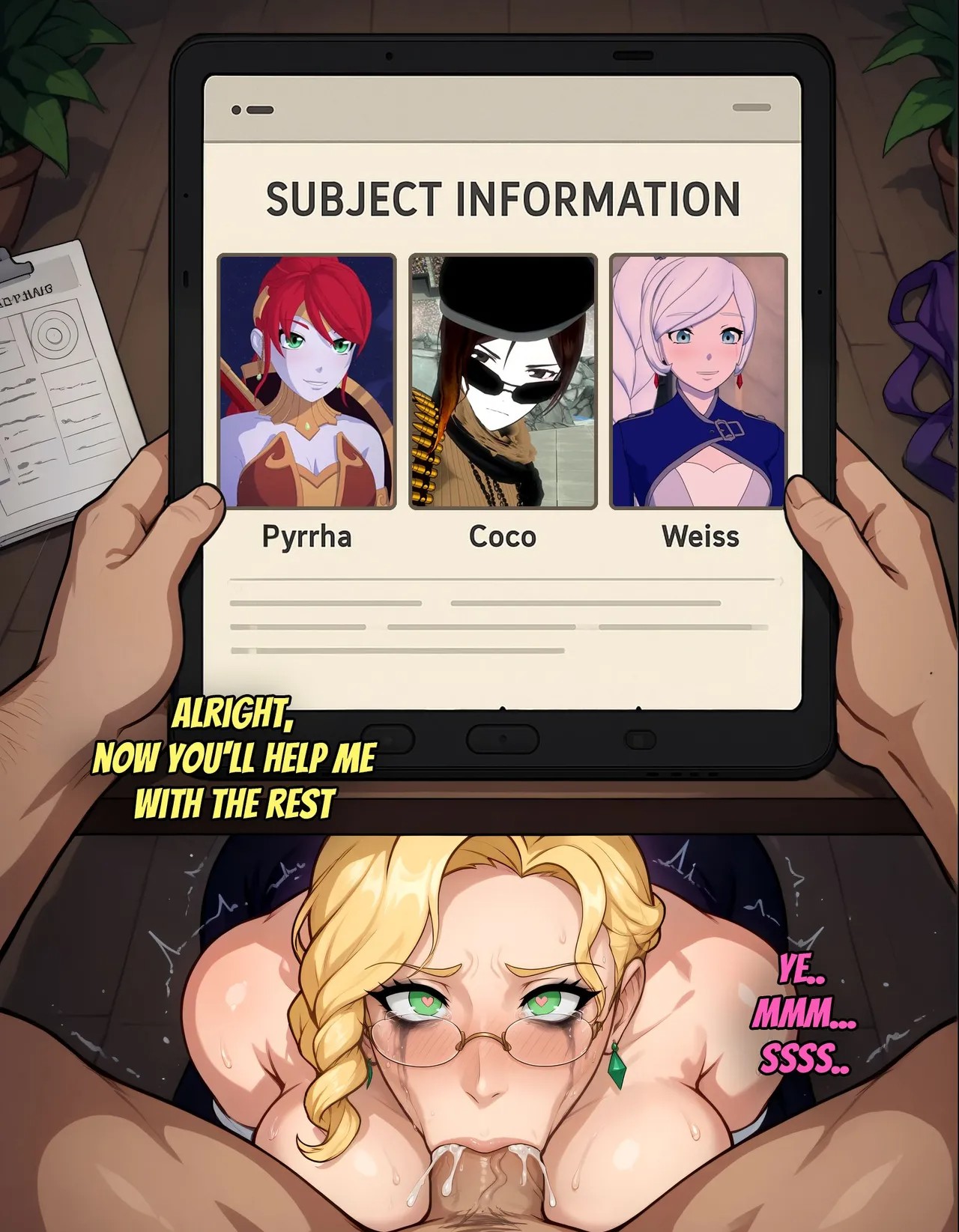 Glynda Goodwitch Mind Control Mini Comic Porn Comic english 05