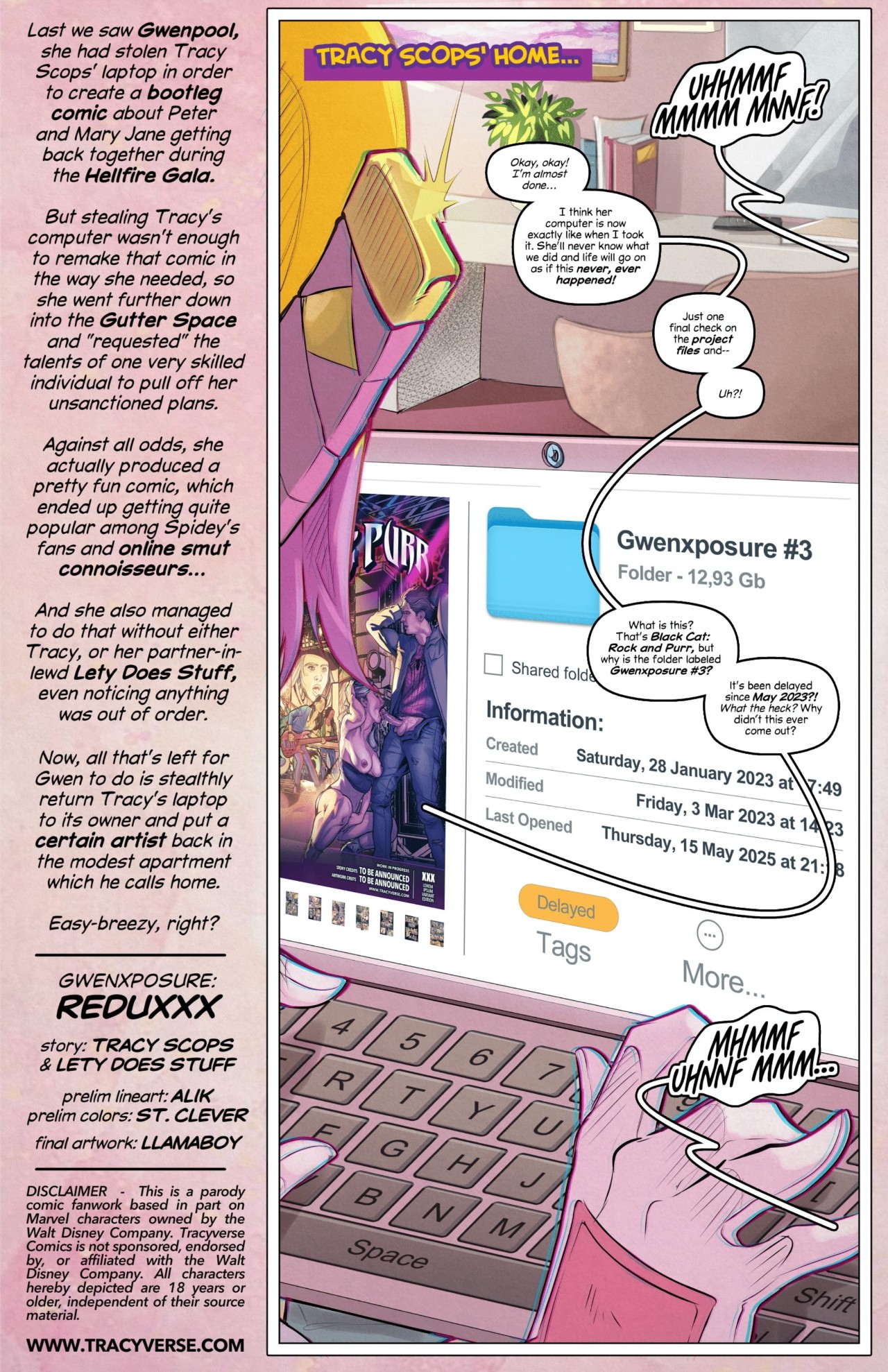 Gwen-Xposure Part 2: Reduxxx Porn Comic english 02