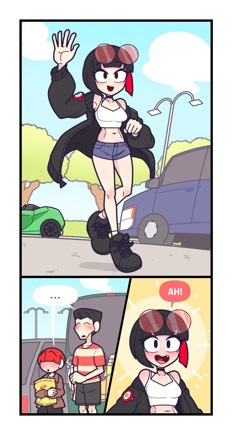 Hello! Marcolin R Part 22: Let's Go To The Beach Porn Comic english 12