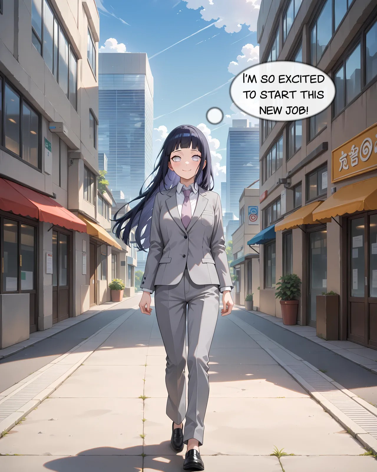 Hinata Librarian Slut Porn Comic english 02