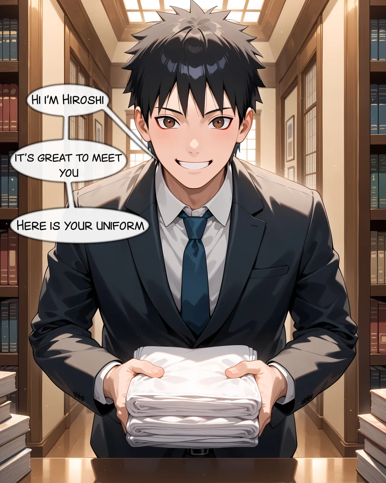 Hinata Librarian Slut Porn Comic english 04