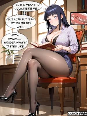 Hinata Librarian Slut Porn Comic english 08