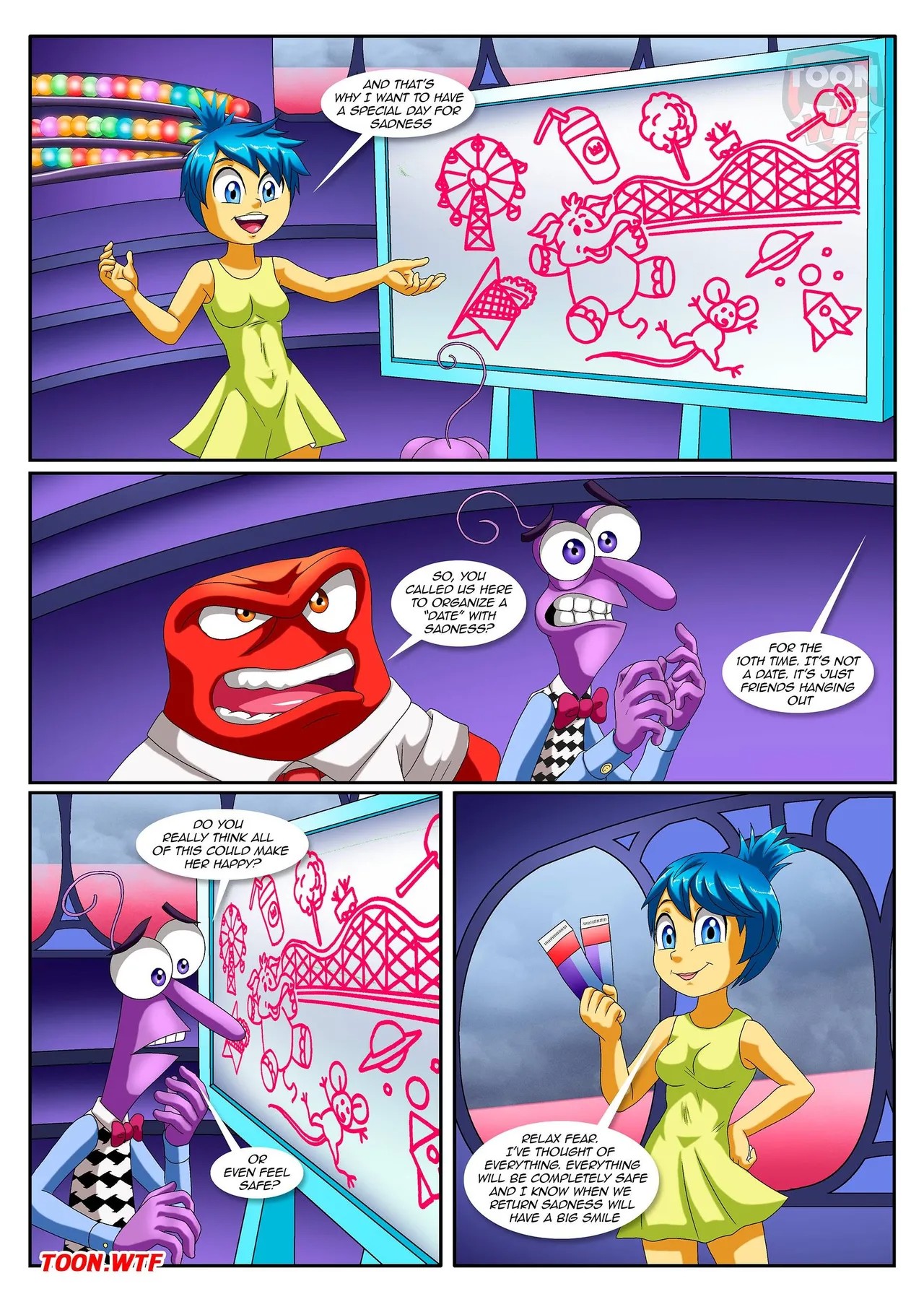 Joy's Funtime Bath Porn Comic english 03