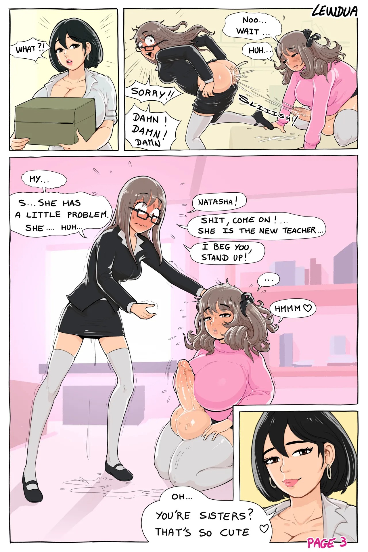 Karen, Natasha And Miss Rosewood Porn Comic english 03