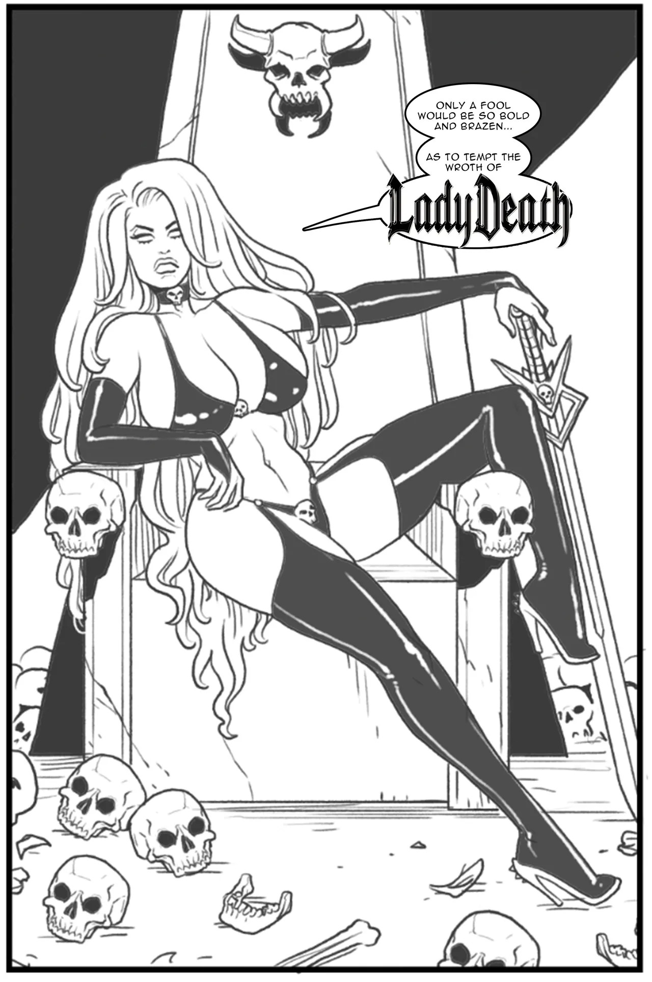 Lady Death vs Cerene Porn Comic english 02
