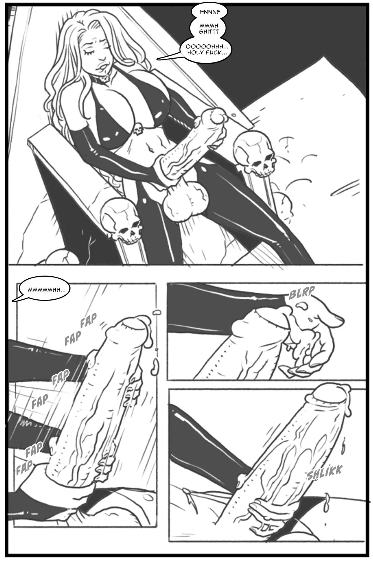 Lady Death vs Cerene Porn Comic english 10