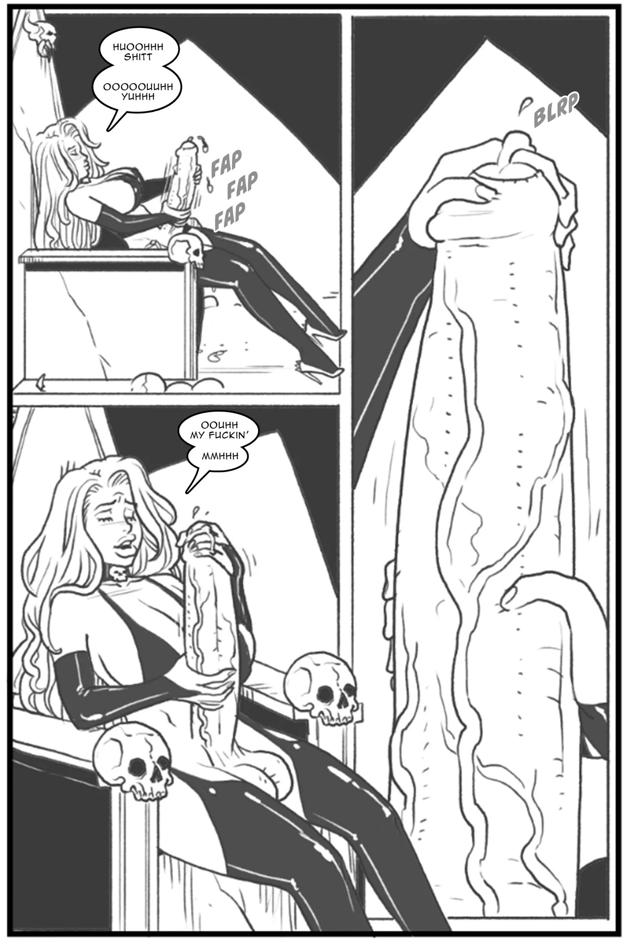 Lady Death vs Cerene Porn Comic english 11