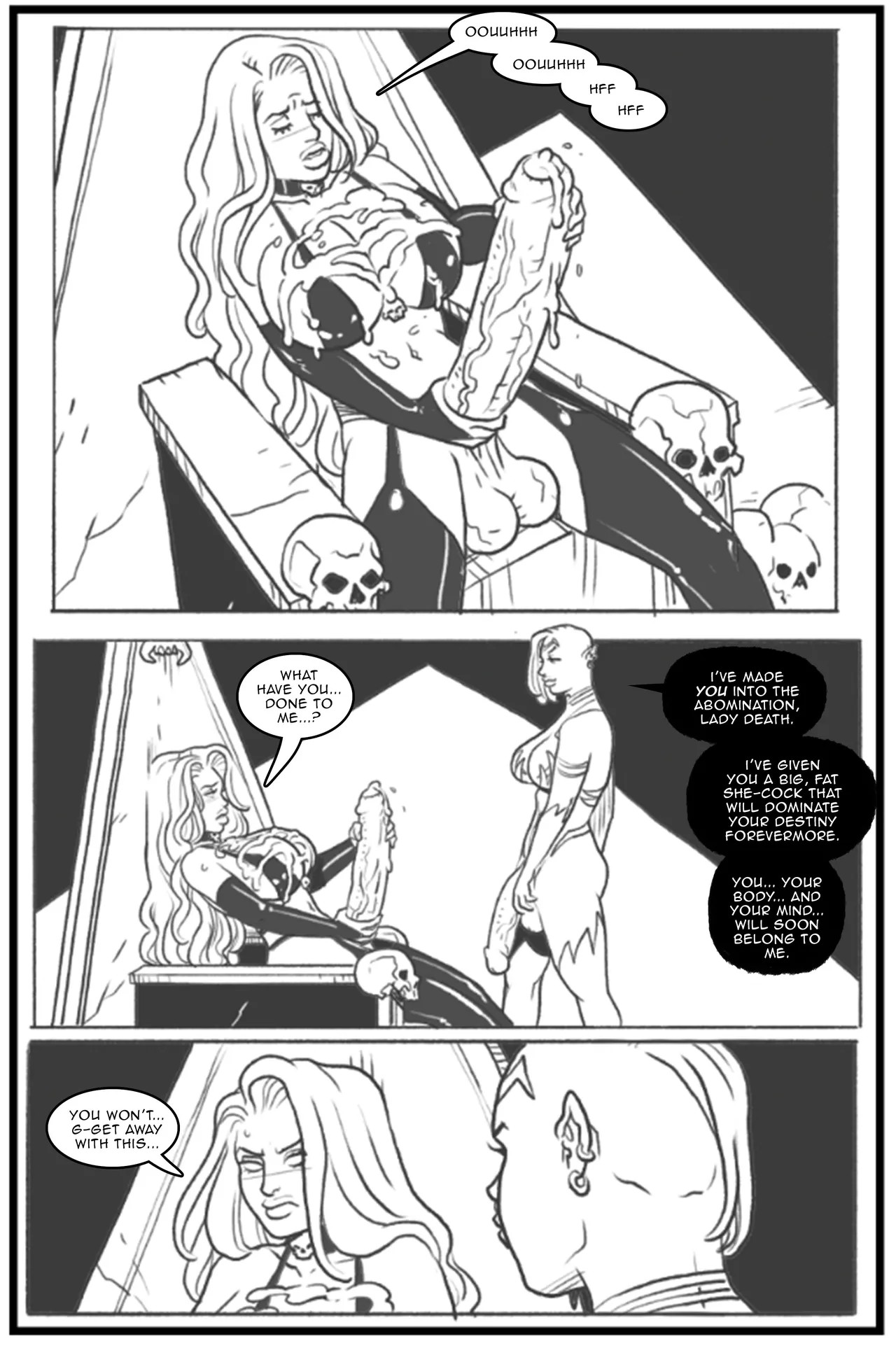 Lady Death vs Cerene Porn Comic english 17