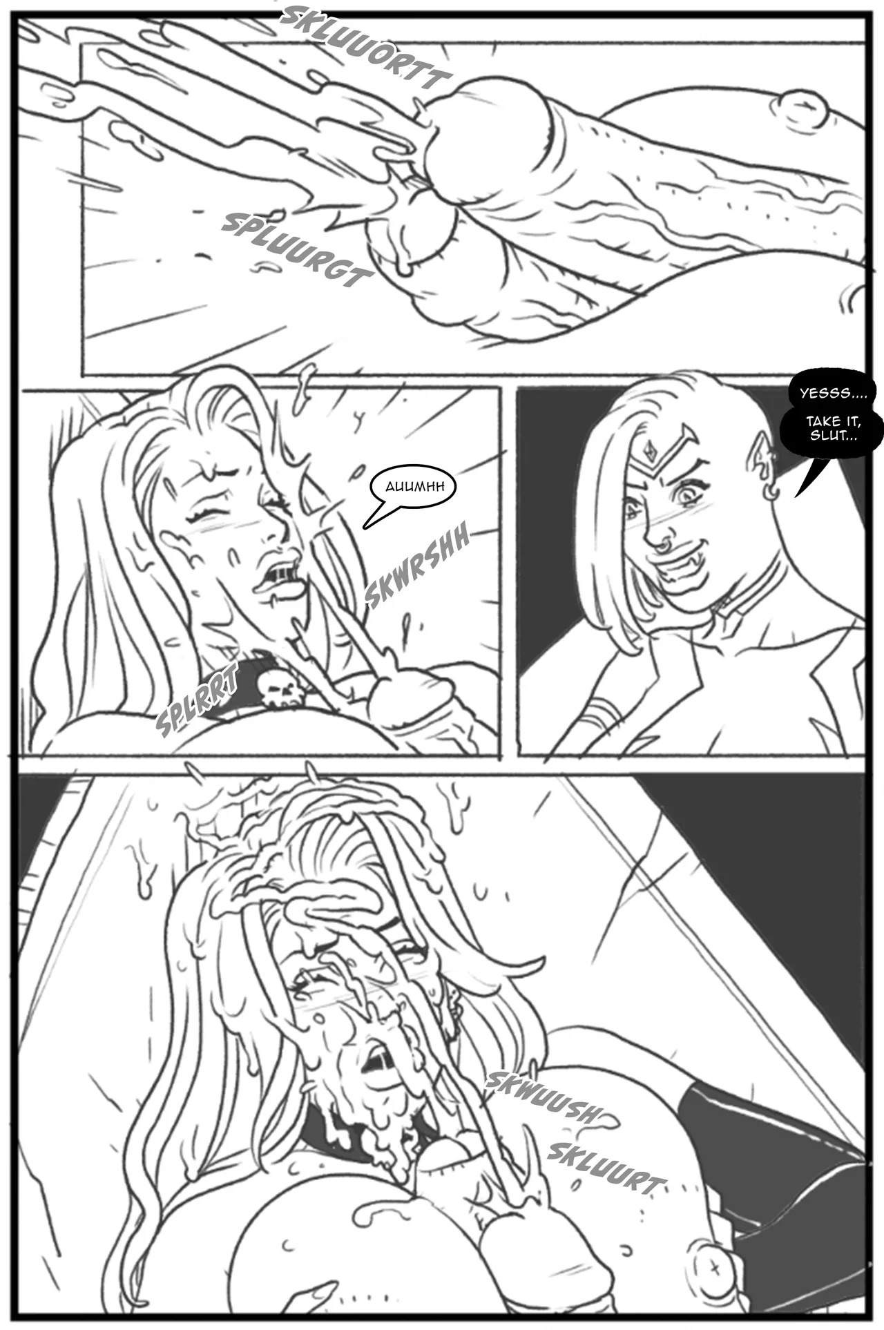 Lady Death vs Cerene Porn Comic english 31
