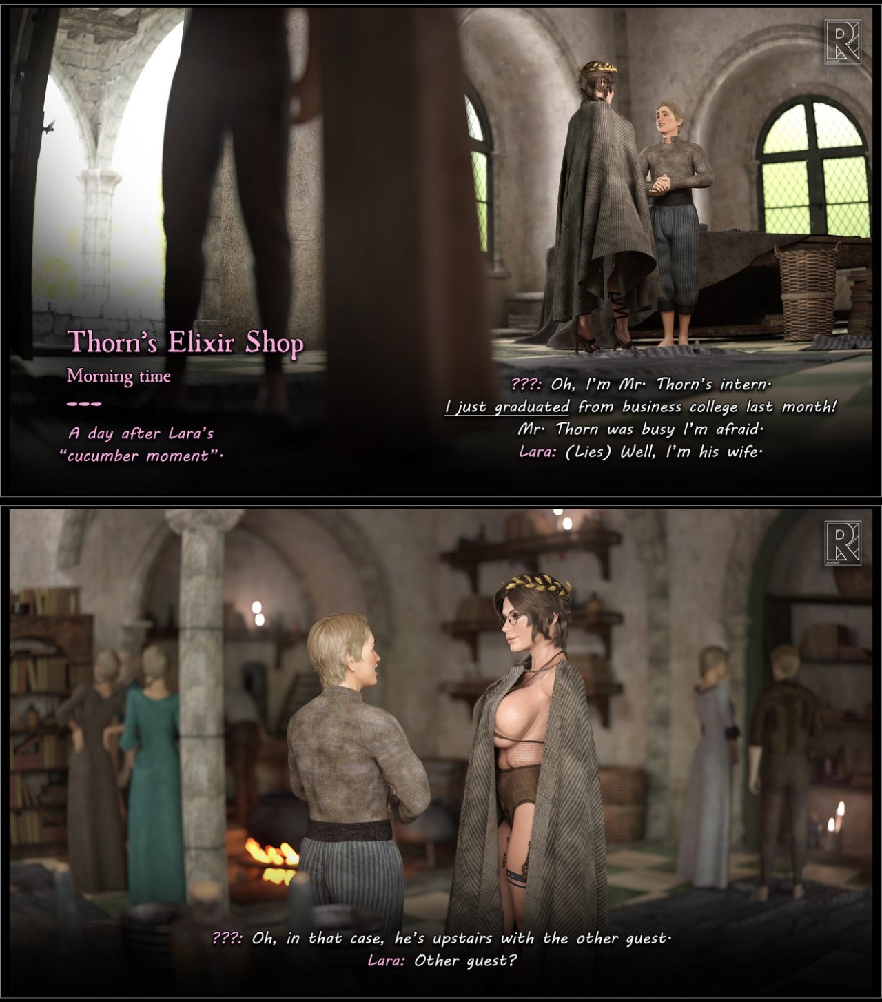 Lara's Lustful Adventure Part 7 Porn Comic english 02