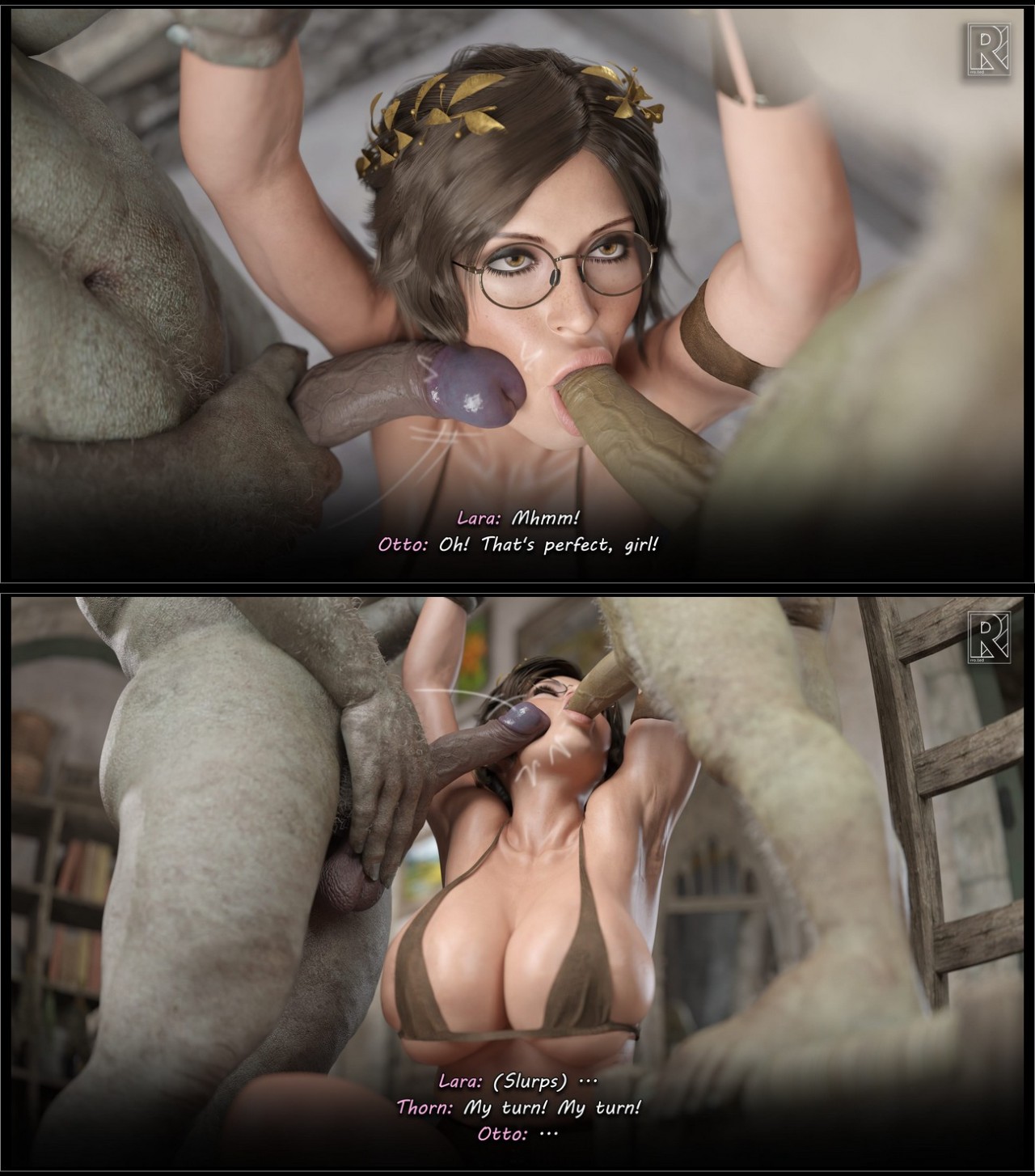 Lara's Lustful Adventure Part 7 Porn Comic english 12