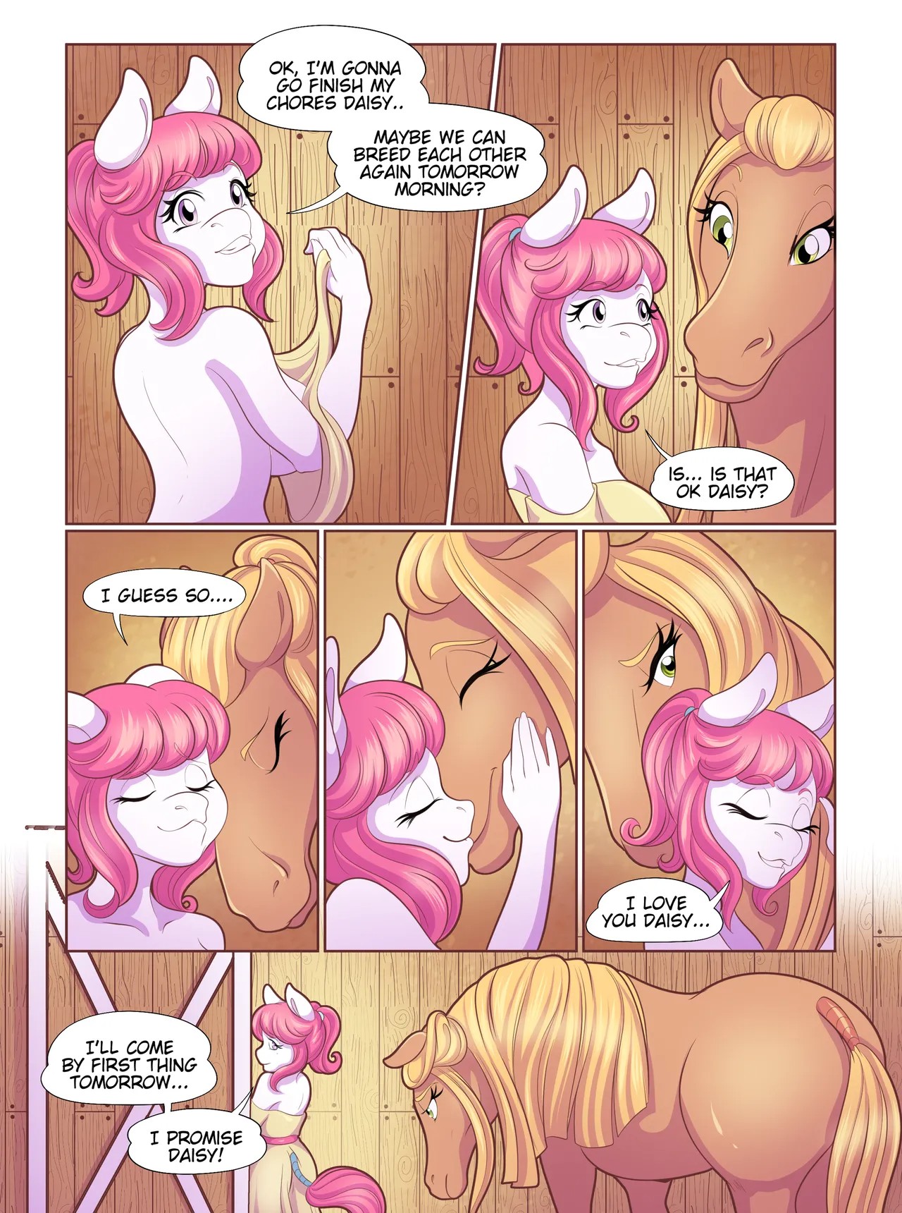 Lily Meadows Part 3: Pink Stables Porn Comic english 20