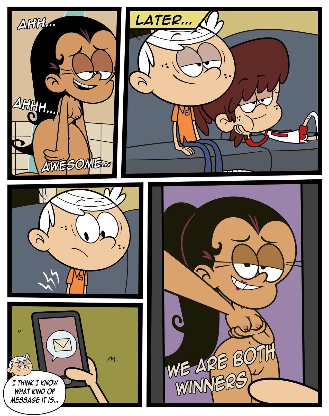 Lincoln x Carlota Porn Comic english 08