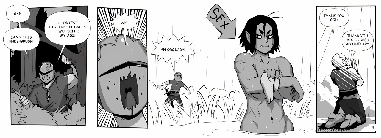 Monster Humper Part 1 And 4 Porn Comic english 04