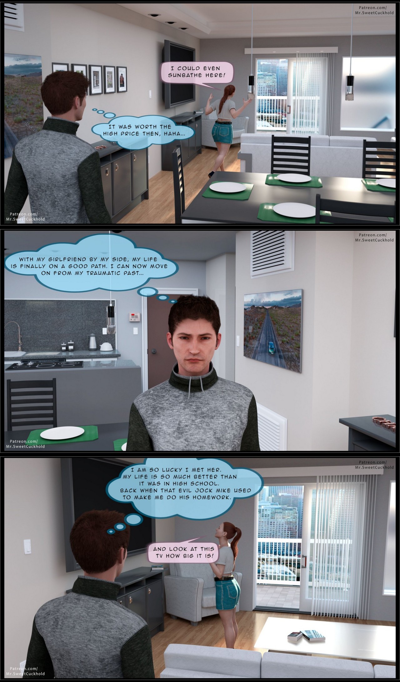 Much Bigger Than My Boyfriend Porn Comic english 03