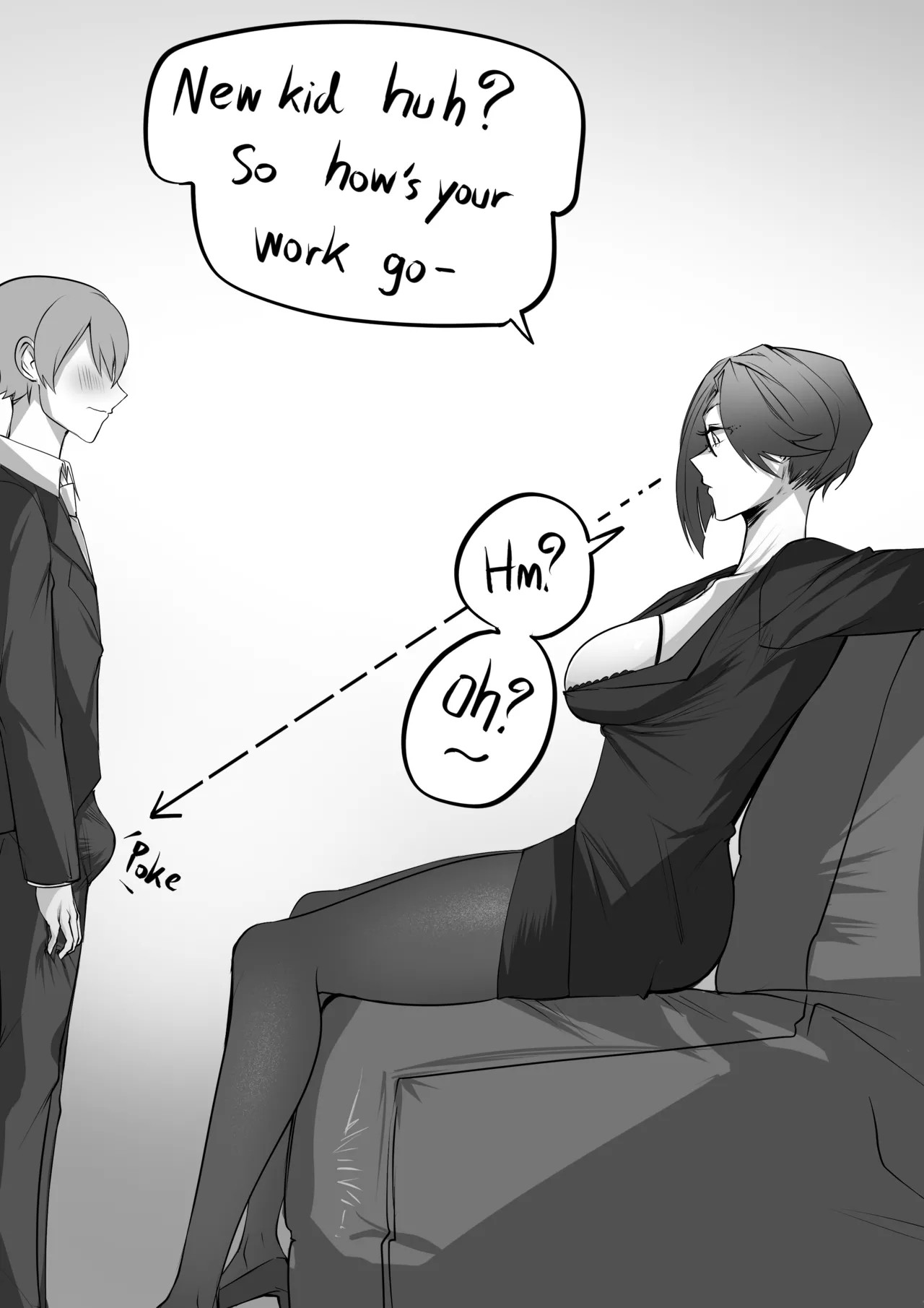 My Boss Is A Hot Office Lady Porn Comic english 05