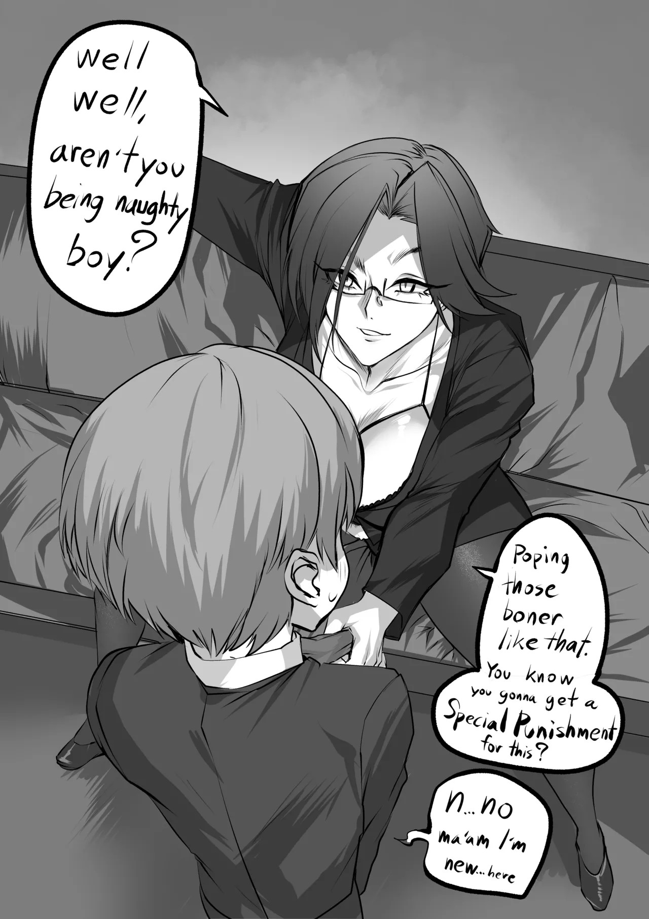 My Boss Is A Hot Office Lady Porn Comic english 06