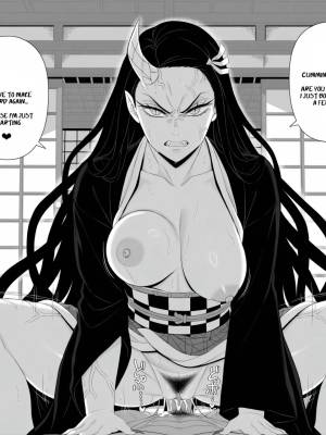 Nezuko's First Time Porn Comic english 08