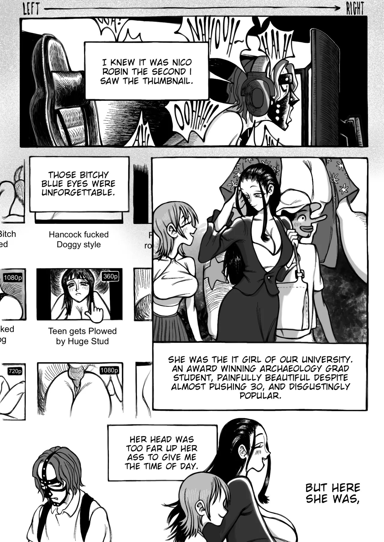 Nico Robin Fucked a Horse And Now I'm Blackmailing Her. Porn Comic english 02