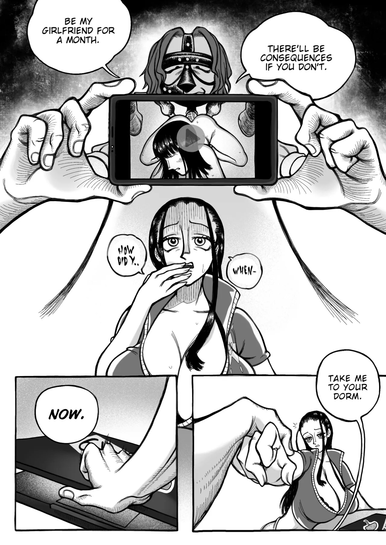 Nico Robin Fucked a Horse And Now I'm Blackmailing Her. Porn Comic english 10