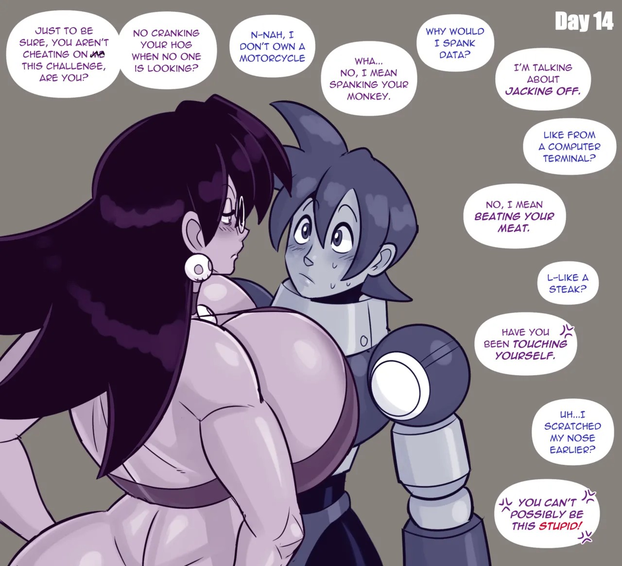 No Nut November And Destroy Dunce December Porn Comic english 14