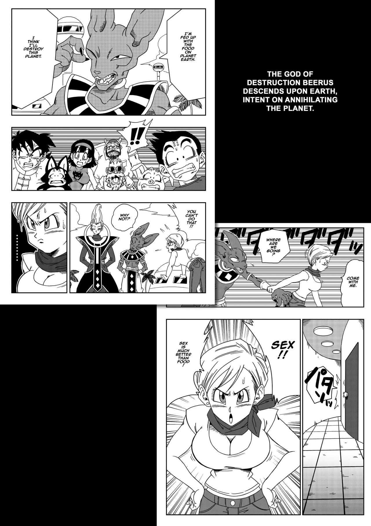 No One Can Go Against Beerus! Porn Comic english 02