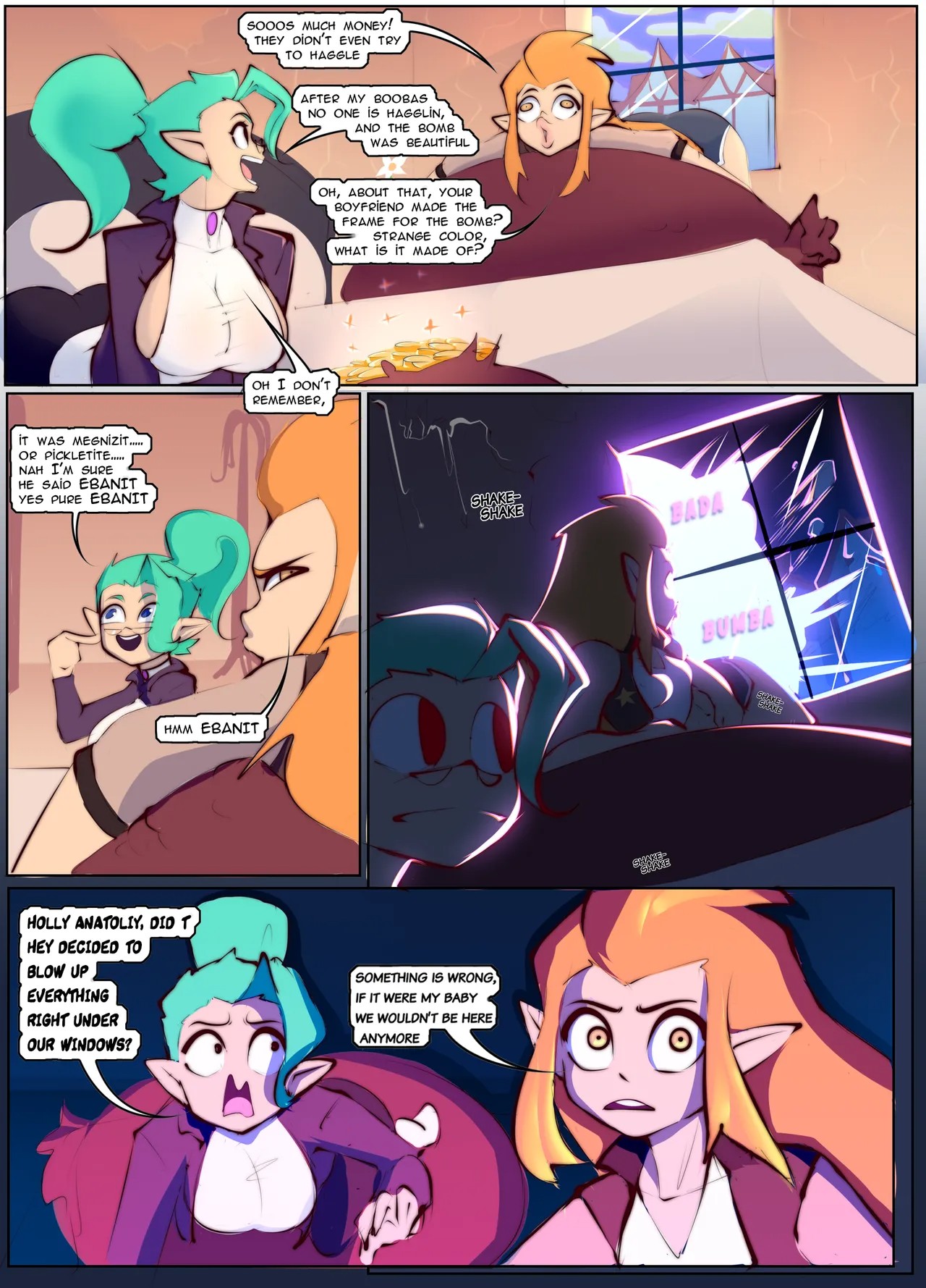 Odalia x Eda x Hunter Porn Comic english 06