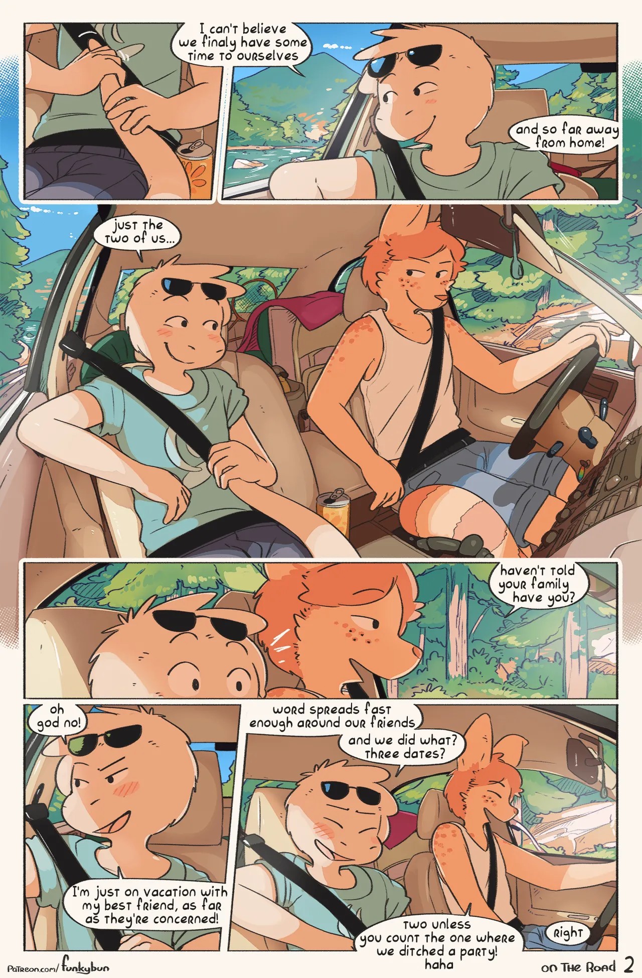 On The Road By Funkybun Porn Comic english 03
