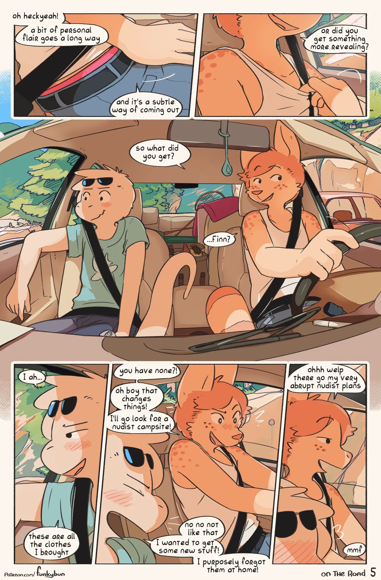 On The Road By Funkybun Porn Comic english 06