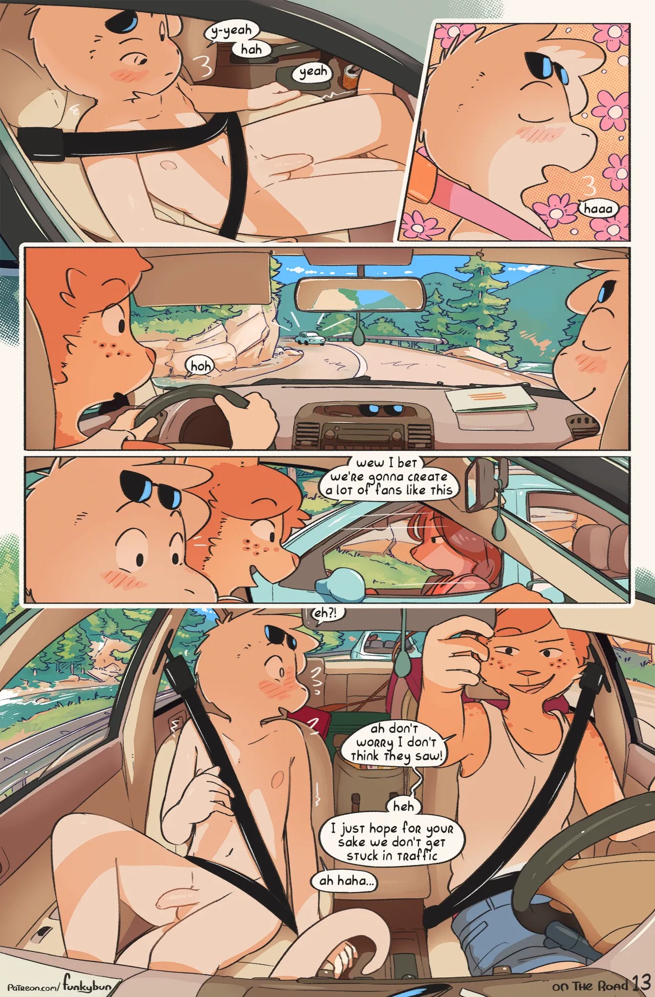 On The Road By Funkybun Porn Comic english 14