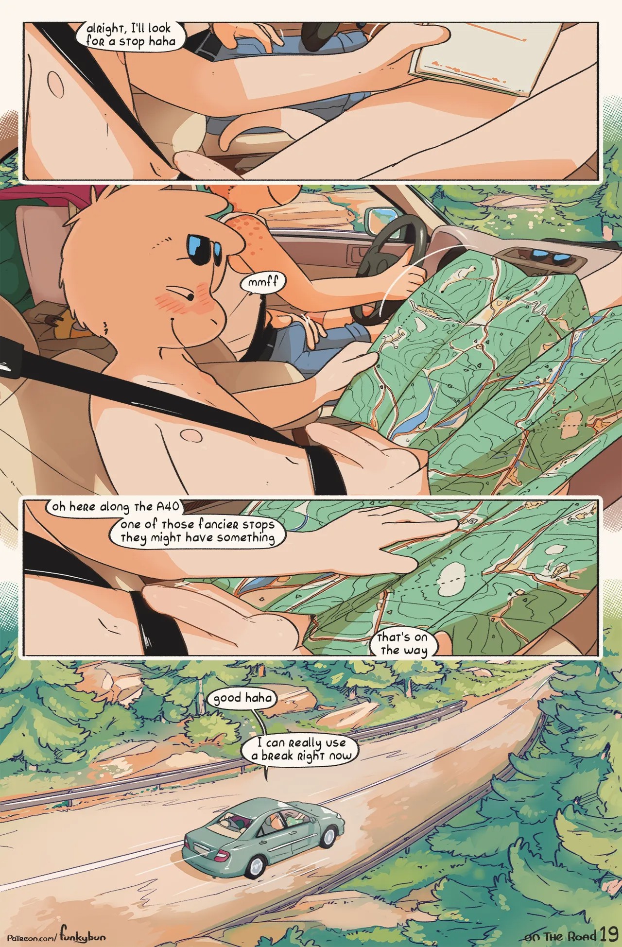 On The Road By Funkybun Porn Comic english 20