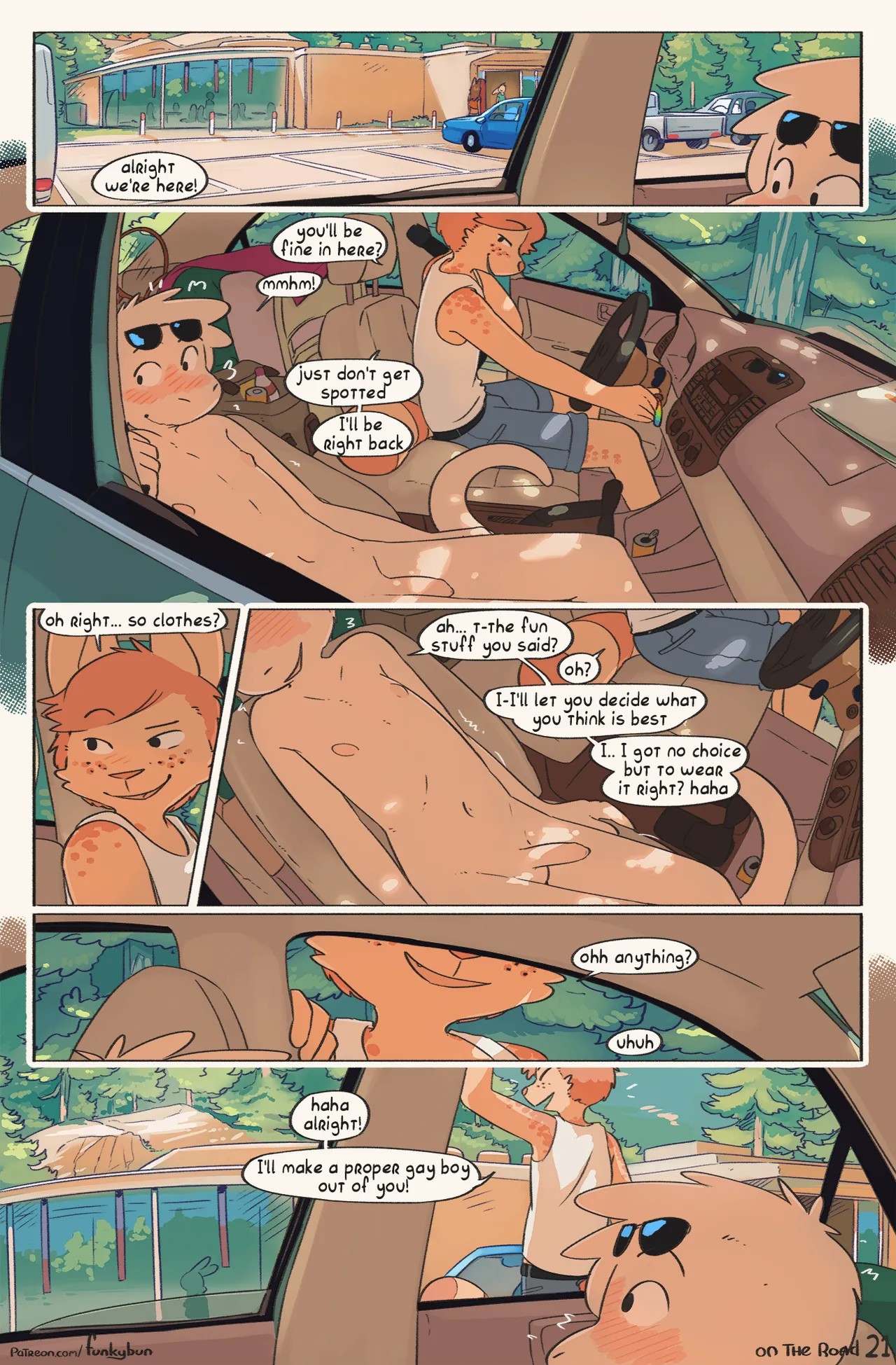 On The Road By Funkybun Porn Comic english 22