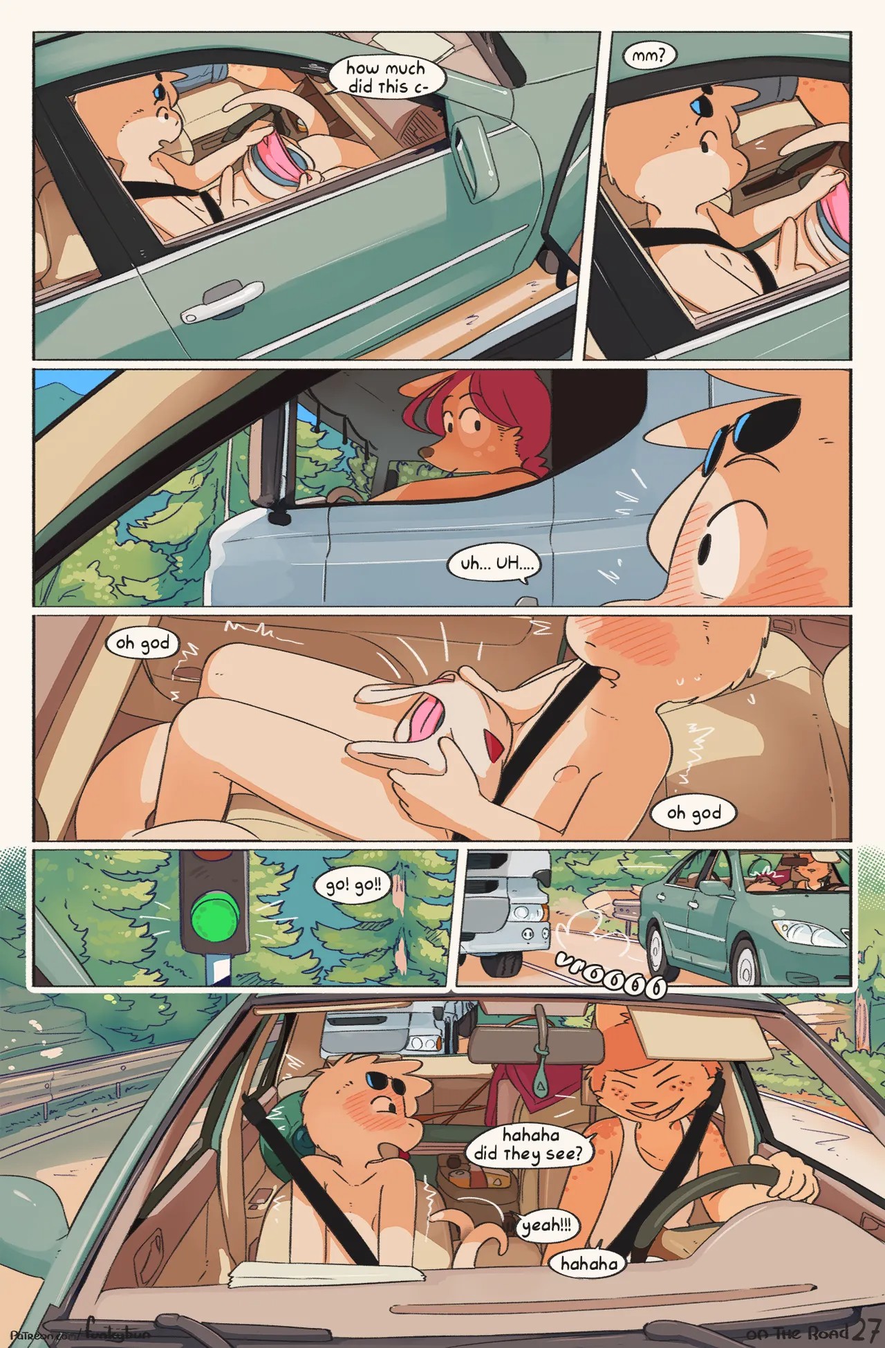 On The Road By Funkybun Porn Comic english 28