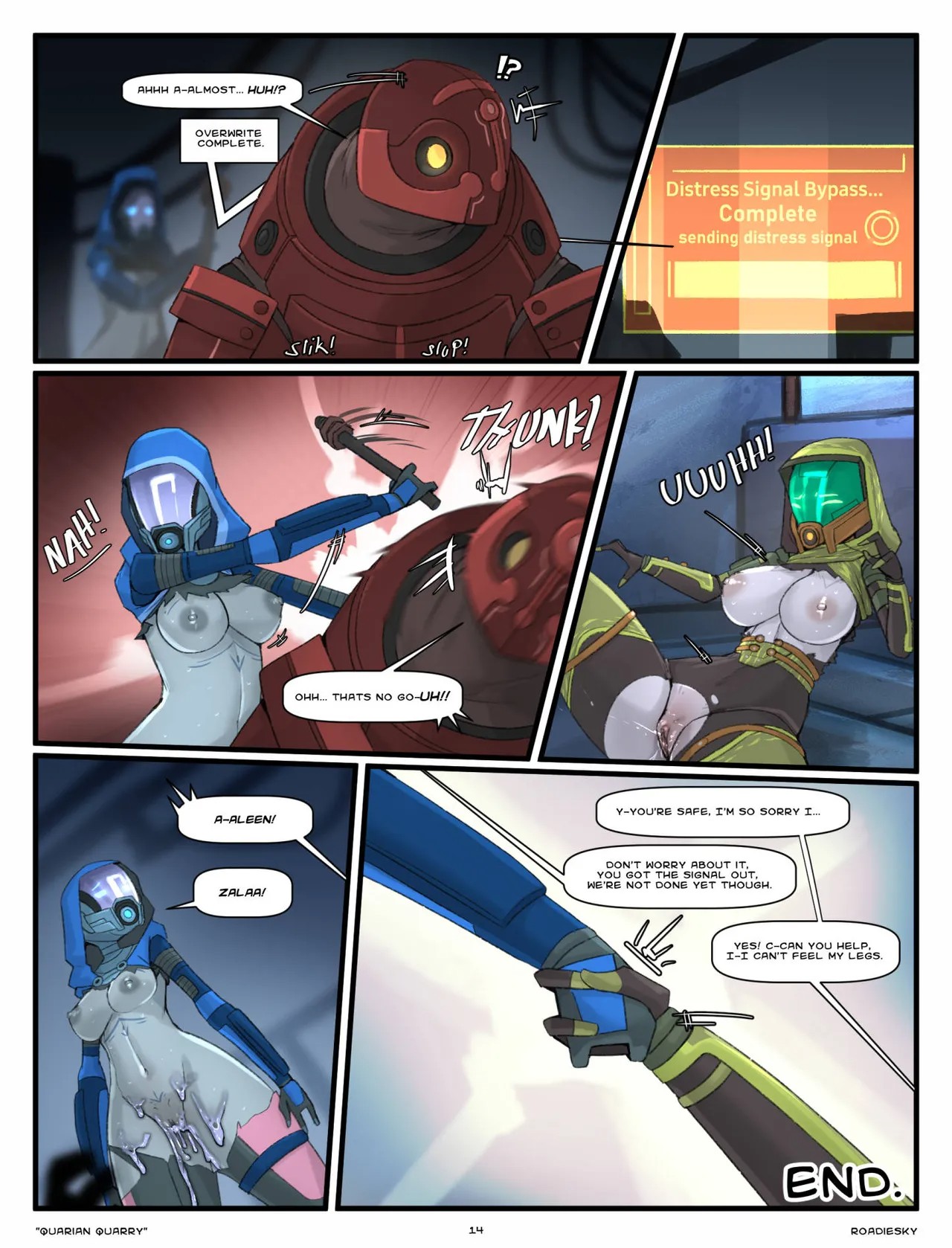 Quarian Quarry Porn Comic english 15