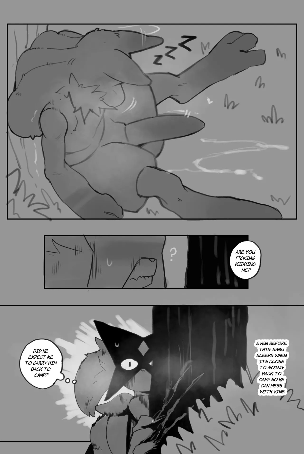 Samu And Vine's Awakening Porn Comic english 22